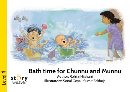 'Bath Time for Chunnu and Munnu' By Rohini Nilekani
